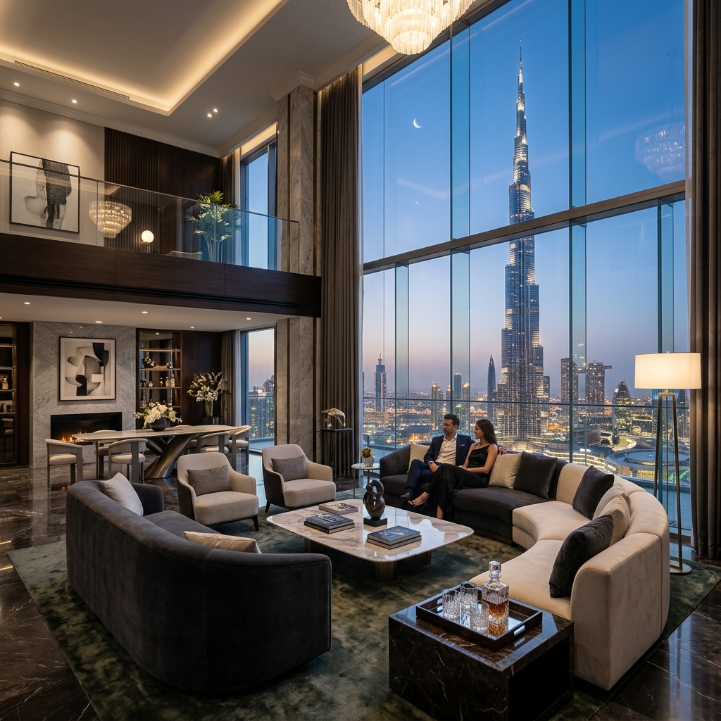 Burj Khalifa window view